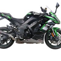 Pot echappement compatible avec Kawasaki Ninja 1000 Sx 2021-2024, M3 Poppy , Pot échappement racing, avec les tuyaux de liaison, article sans homologation 