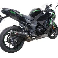 Pot echappement compatible avec Kawasaki Ninja 1000 Sx 2021-2024, M3 Poppy , Pot échappement racing, avec les tuyaux de liaison, article sans homologation 