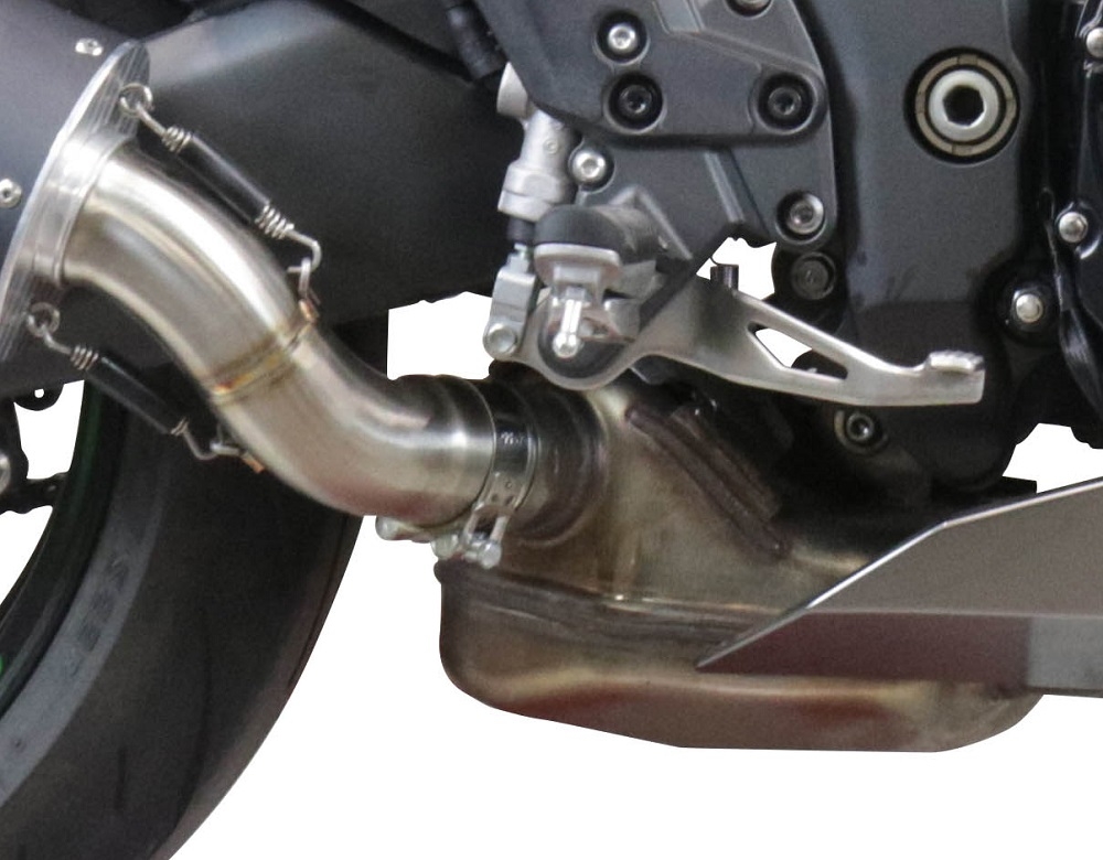 Pot echappement compatible avec Kawasaki Ninja 1000 Sx 2020-2020, Albus Evo4, Échappement légal, homologué,silencieux avec db killer amovible et tuyau de liaison spécifique 