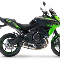 GPR exhaust compatible with  Kawasaki Versys 650 2017-2020, New Grand Prix Evo Titanium, Full system exhaust, including removable db killer 