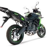 Pot echappement compatible avec Kawasaki Versys 650 2017-2020, M3 Inox , Pot échappement complet, non légal pour les pays de l'UE, avec db killer amovible 