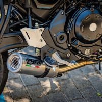 Pot echappement compatible avec Kawasaki Z 650 RS 2021-2023, M3 Inox , Pot échappement complet, non légal pour les pays de l'UE, avec db killer amovible 