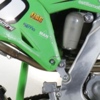 Pot echappement compatible avec Kawasaki KX 250 F 2009-2016, Pentacross Inox, Pot d'échappement complet racing, compris de collecteur et db killer amovible, sans homologation 