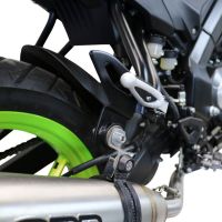 Pot echappement compatible avec Keeway Rkf 125 2018-2020, Deeptone Inox, Pot échappement complet, non légal pour les pays de l'UE, avec db killer amovible 
