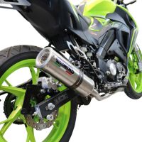 Pot echappement compatible avec Keeway Rkf 125 2018-2020, M3 Inox , Pot échappement complet, non légal pour les pays de l'UE, avec db killer amovible 