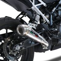 Pot echappement compatible avec Ktm Duke 390 2021-2024, Powercone Evo, Échappement légal, homologué,silencieux avec db killer amovible et tuyau de liaison spécifique 