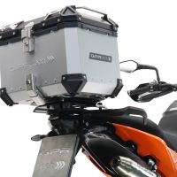 Top case GPR TECH compatible with  Ktm Lc 8 1290 Super Adv 2015/2016 e3 GPR TECH Top case in aluminum, silver color with specific plate included Capacity 45 LT.