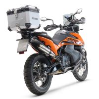 Top case GPR TECH compatible with  Ktm Lc 8 1290 Super Adv 2015/2016 e3 GPR TECH Top case in aluminum, silver color with specific plate included Capacity 45 LT.