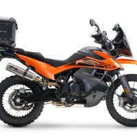Top case GPR TECH compatible with  Ktm Lc 8 1290 Super Adv 2015/2016 e3 GPR TECH Top case in aluminum, black color with specific plate included Capacity 45 LT.