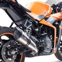 Pot echappement compatible avec Ktm Rc 390 2022-2024, M3 Inox , Échappement légal, homologué,silencieux avec db killer amovible et tuyau de liaison spécifique 