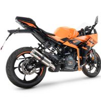 Pot echappement compatible avec Ktm Rc 390 2022-2024, M3 Inox , Pot échappement racing, avec les tuyaux de liaison et dbkiller, article sans homologation 