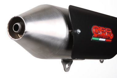 Pot echappement compatible avec Quadro 3 QUADRO 2014-2017, Power Bomb, Échappement légal, homologué,silencieux avec db killer amovible 