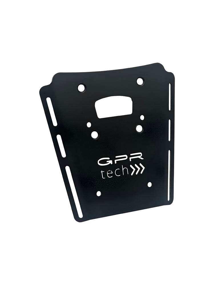 GPR TECH compatible with  Moto Morini X-CAPE 650 2021/2024 e5 GPR TECH Top case in aluminum, black color with specific plate included Capacity 45 LT.