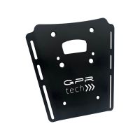 GPR TECH compatible with  Moto Morini X-CAPE 650 2021/2024 e5 GPR TECH Top case in aluminum, black color with specific plate included Capacity 45 LT.