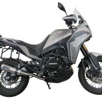 Pot echappement compatible avec Moto Morini X-CAPE 650 2021-2024, M3 Inox , Système demi complet homologué,pas légal pour les marchés européens, y compris db killer amovible 