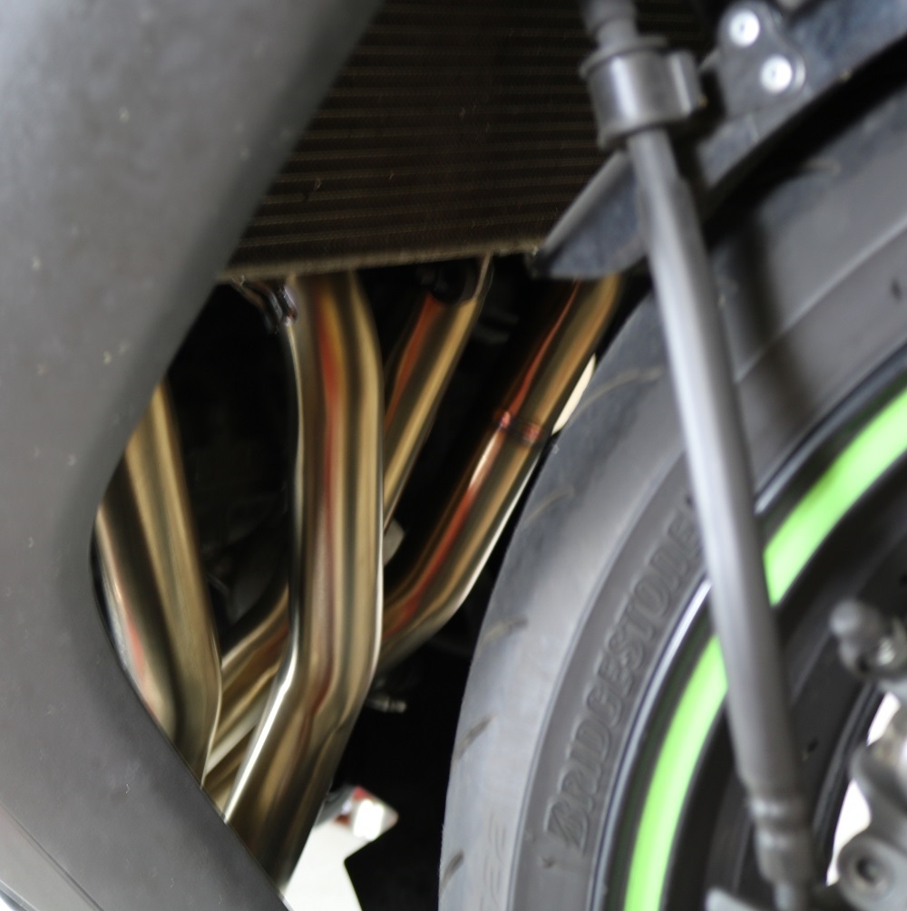 Pot echappement compatible avec Kawasaki Ninja 1000 Sx 2021-2024, Decatalizzatore, Suppresseur de cataliseu, décatalyseurr, article sans homologation 