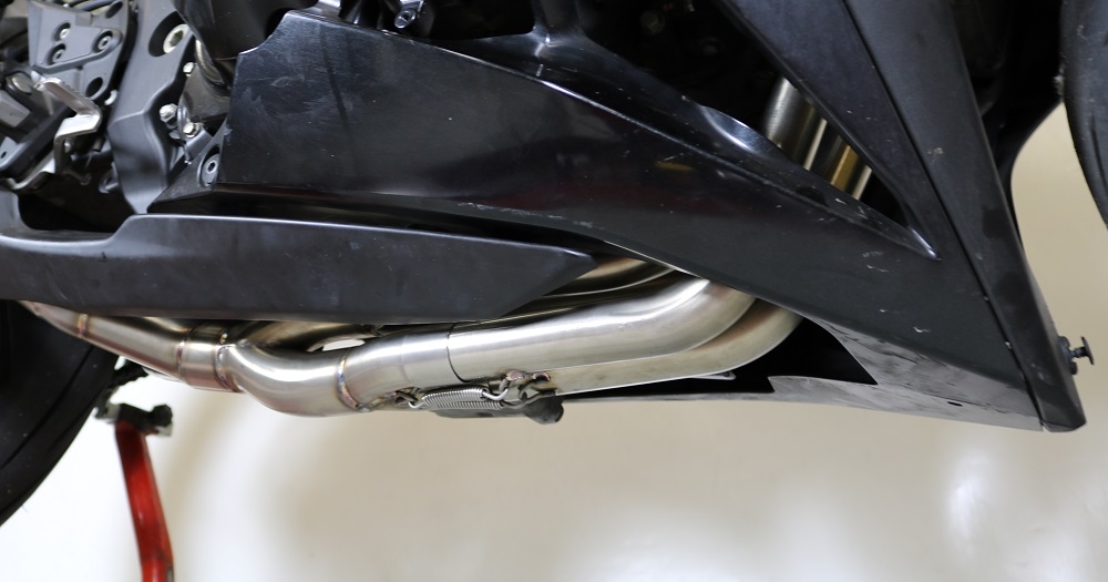 Pot echappement compatible avec Kawasaki Ninja 1000 Sx 2021-2024, Decatalizzatore, Suppresseur de cataliseu, décatalyseurr, article sans homologation 