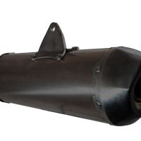 Pot echappement compatible avec Zontes M 125 2022-2024, Pentaroad Black, Pot échappement complet, non légal pour les pays de l'UE, avec db killer amovible 