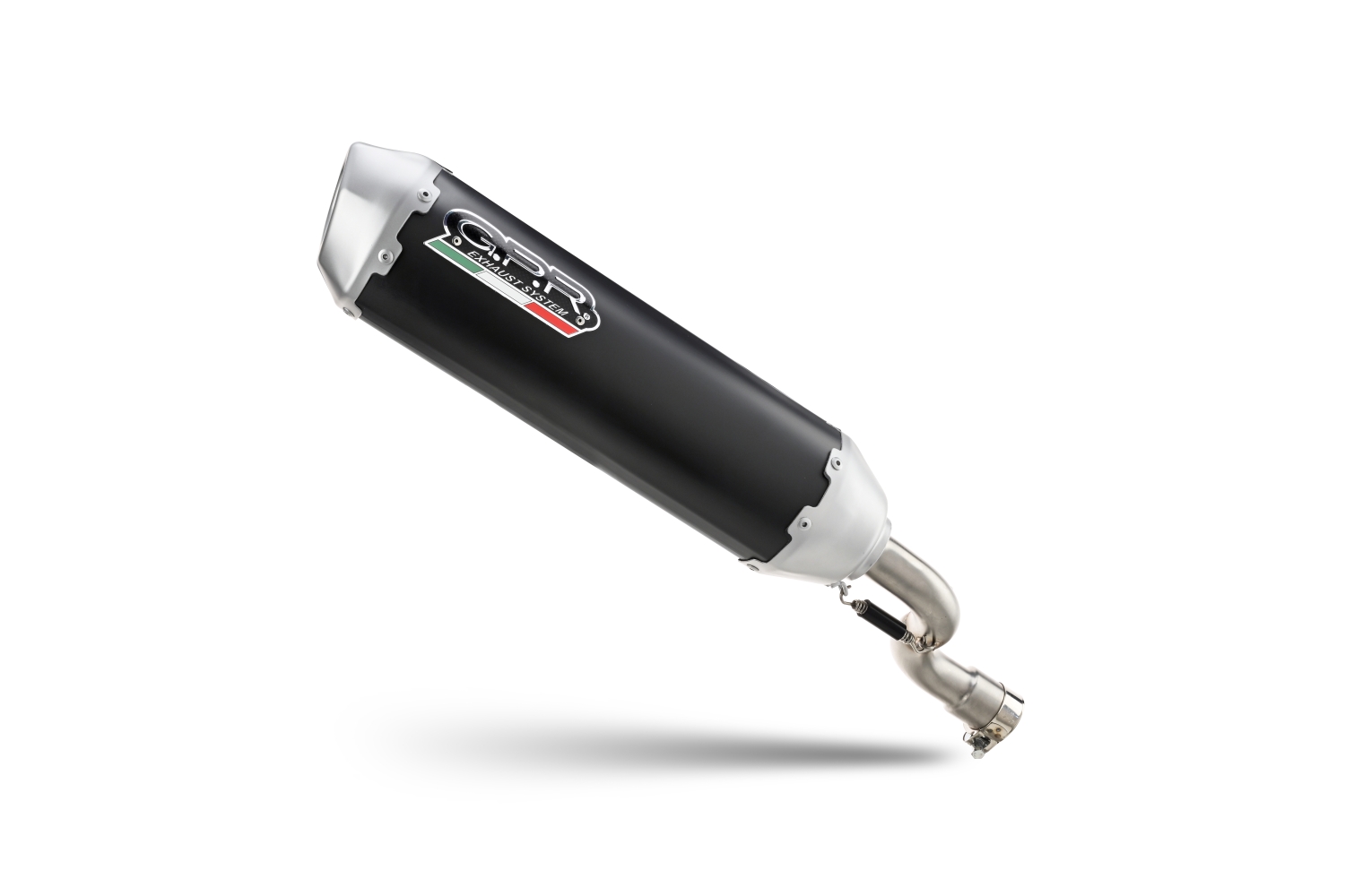 Pot echappement compatible avec Honda SH 125 2020-2023, Pentascooter, Pot échappement complet, non légal pour les pays de l'UE, avec db killer amovible 