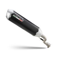 Pot echappement compatible avec Honda SH 125 2020-2023, Pentascooter, Pot échappement complet, non légal pour les pays de l'UE, avec db killer amovible 