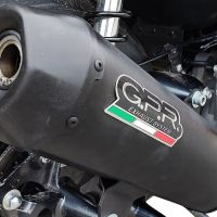 Pot echappement compatible avec Bmw C 400 X -GT 2021-2024, Pentaroad Black, Pot Echappement homologué pour les marchés non européens 