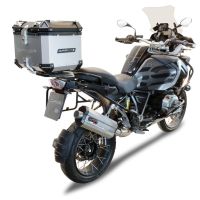Top case GPR TECH compatible with  Bmw R 1250 Gs Adventure 2019/2020 e4 GPR TECH Top case in aluminum, silver color with specific plate included Capacity 45 LT.