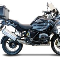 Top case GPR TECH compatible with  Bmw F 850 Gs Adventure 2018/2020 e4 GPR TECH Top case in aluminum, black color with specific plate included Capacity 45 LT.