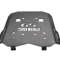 GPR TECH compatible with  Bmw R 1250 Gs Adventure 2021/2024 e5 GPR TECH SPECIFIC PLATE IN TITANIUM TOP CASE-ALPITECH 55 LT compatible with original luggage rack,titanium made with 4 anchor points