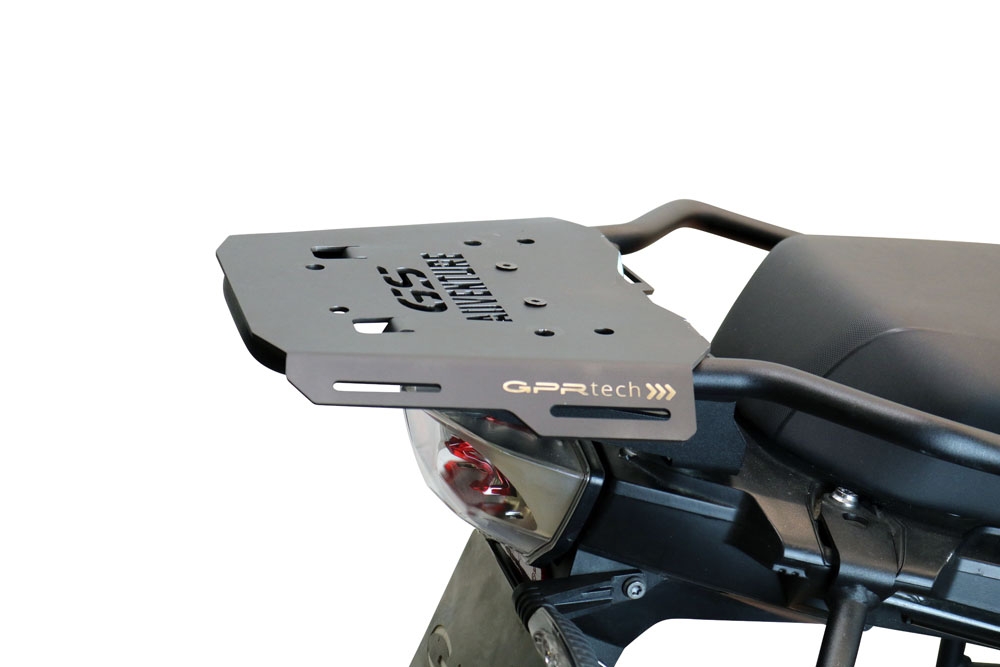 Top case GPR TECH compatible with  Bmw R 1250 Gs Adventure 2019/2020 e4 GPR TECH Top case in aluminum, silver color with specific plate included Capacity 45 LT.