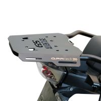 GPR TECH compatible with  Bmw F 900 Gs Adventure 2024/2025 e5 GPR TECH SPECIFIC TITANIUM PLATE TOP CASE-ALPITECH 35 LT / 45 LT compatible with original luggage rack,titanium made with 4 anchor points