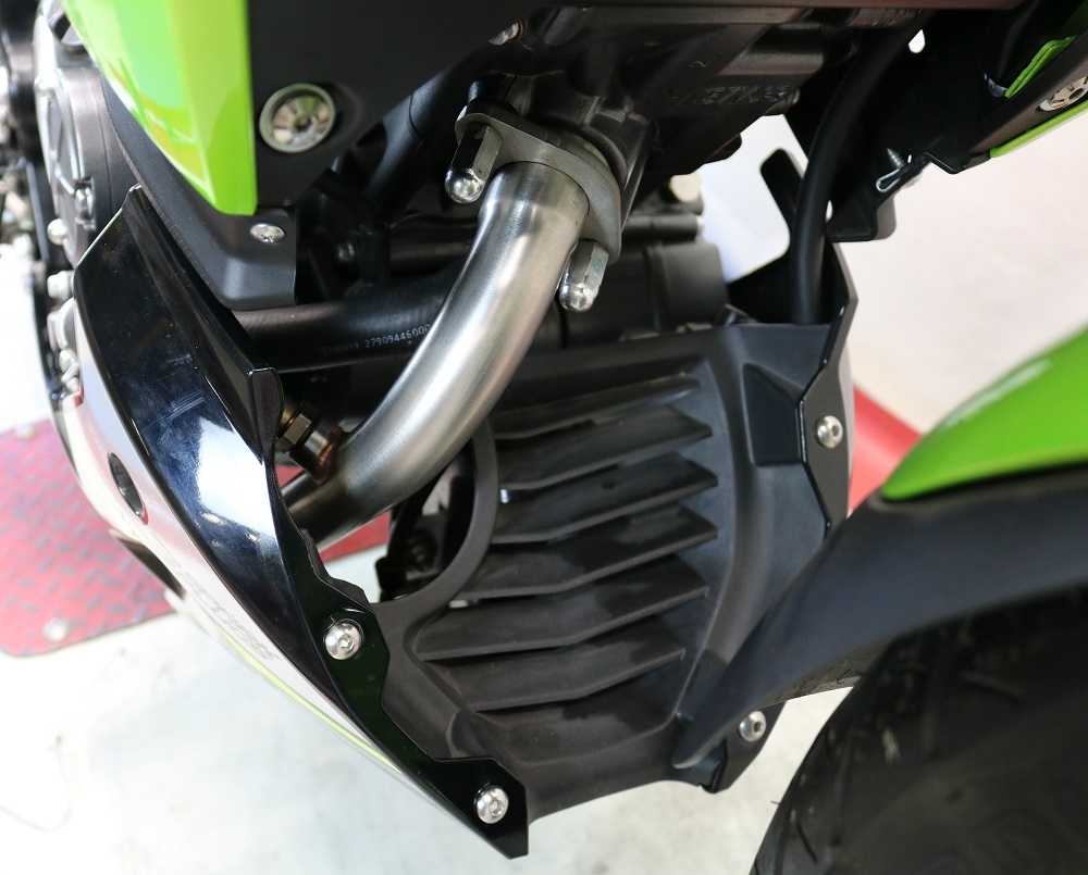 Pot echappement compatible avec Keeway Rkf 125 2021-2023, Albus Ceramic, Pot échappement complet, non légal pour les pays de l'UE, avec db killer amovible 