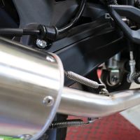 Pot echappement compatible avec Keeway Rkf 125 2021-2023, Albus Ceramic, Pot échappement complet, non légal pour les pays de l'UE, avec db killer amovible 
