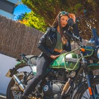 Pot echappement compatible avec Royal Enfield Himalayan 410 2021-2024, Deeptone Inox, Pot échappement racing, avec les tuyaux de liaison, article sans homologation 