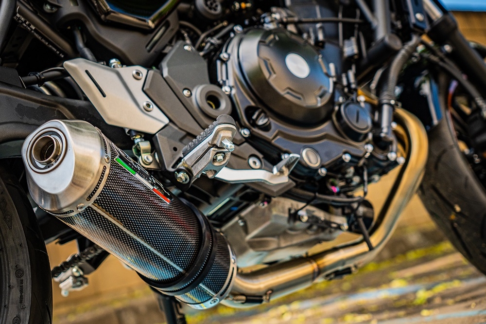 GPR exhaust compatible with  Kawasaki Z650RS 2021-2023, Satinox Poppy , Full system including silencer approved for noise,db killer and catalyst, EPA-compliant compliant for inspection 