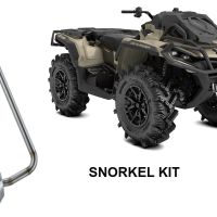 Pot echappement compatible avec Can Am Outlander 850 2016-2023, Snorkel kit, Kit d'extension tuba pour terminal GPR Pentacross<BR />Compatible avec les silencieux Pentacross GPR 