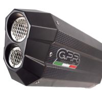 Pot echappement compatible avec Bmw R 1200 Gs -Adventure 2017-2018, Sonic Poppy, Échappement légal, homologué,silencieux avec db killer amovible et tuyau de liaison spécifique 