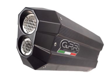 Pot echappement compatible avec Bmw R 1200 Gs 2017-2018, Sonic Poppy, Échappement légal, homologué,silencieux avec db killer amovible et tuyau de liaison spécifique 