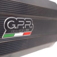 Pot echappement compatible avec Ktm LC 8 Super Adventure 1290 R 2021-2024, Sonic Poppy, Pot échappement complet, non légal pour les pays de l'UE, avec db killer amovible 