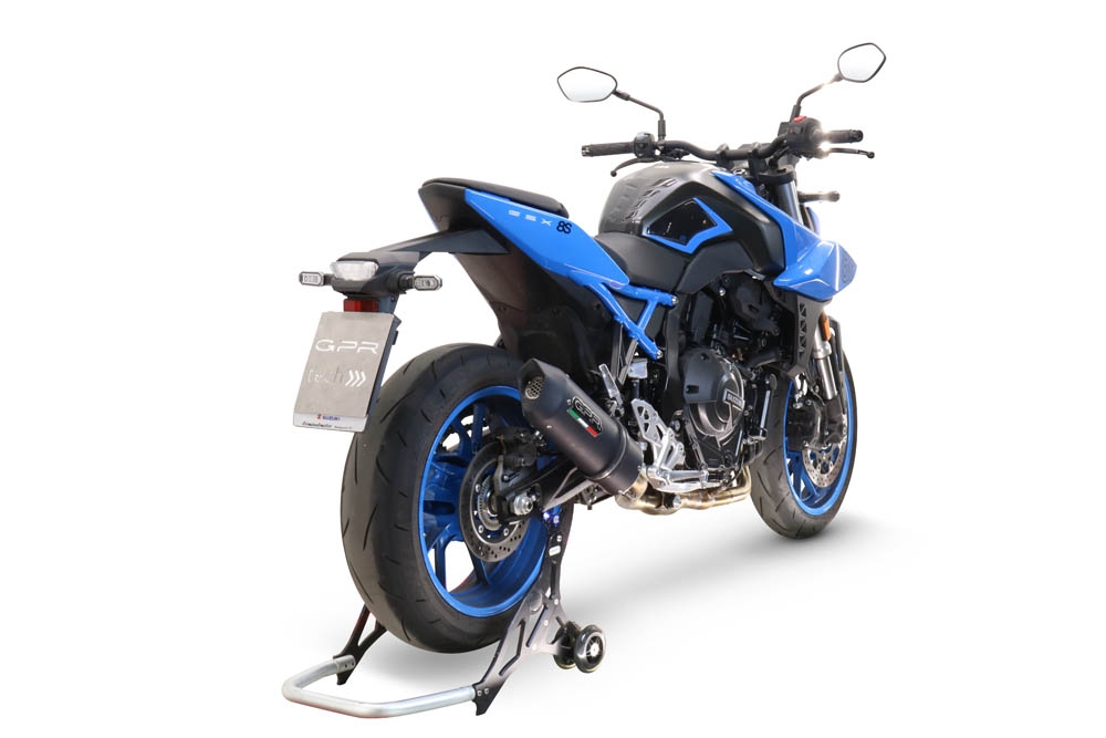 GPR exhaust compatible with Suzuki Gsx-8R 2022-2024, Furore Evo4 Nero, Full system exhaust including removable db killer and catalyst, EPA-compliant 