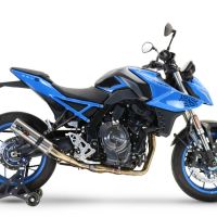 Pot echappement compatible avec Suzuki Gsx-8S 2022-2024, M3 Inox , Pot échappement complet, non légal pour les pays de l'UE, avec db killer amovible 