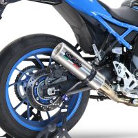 Pot echappement compatible avec Suzuki Gsx-8S 2022-2024, M3 Inox , Pot échappement complet, non légal pour les pays de l'UE, avec db killer amovible 