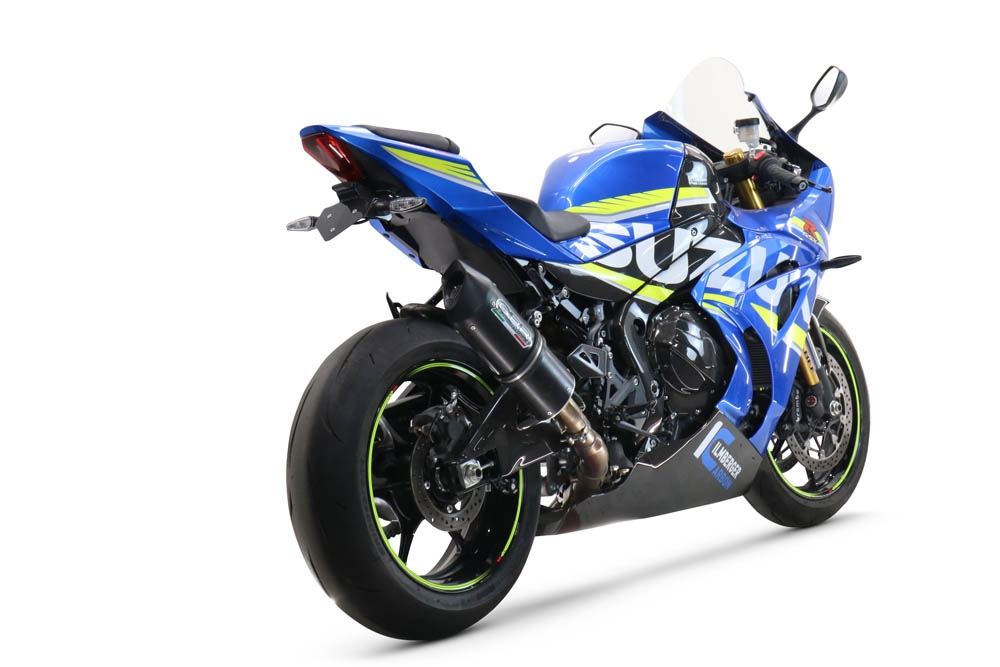 Pot echappement compatible avec Suzuki Gsx-R 1000 - 1000 R 2021-2025, Furore Nero, Pot échappement racing, avec les tuyaux de liaison, article sans homologation 