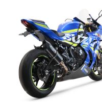 Pot echappement compatible avec Suzuki Gsx-R 1000 - 1000 R 2021-2025, Furore Nero, Pot échappement racing, avec les tuyaux de liaison, article sans homologation 