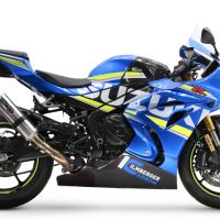 Pot echappement compatible avec Suzuki Gsx-R 1000 - 1000 R 2021-2025, M3 Inox , Pot échappement racing, avec les tuyaux de liaison, article sans homologation 
