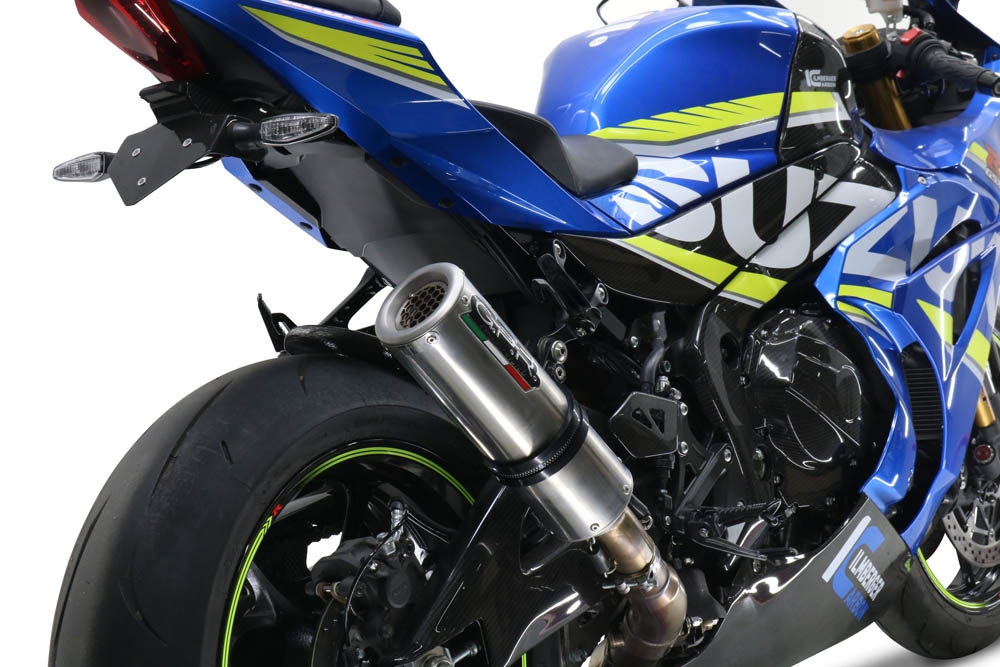 Pot echappement compatible avec Suzuki Gsx-R 1000 - 1000 R 2021-2025, M3 Inox , Pot échappement racing, avec les tuyaux de liaison, article sans homologation 