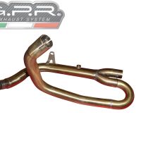 Pot echappement compatible avec Suzuki Sv 650 A 2016-2020, Furore Evo4 Nero, Échappement légal, homologué,silencieux avec db killer amovible et tuyau de liaison spécifique 