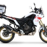 Top case GPR TECH compatible with  Yamaha Tenere 700 2019/2020 e4 GPR TECH Top case in aluminum, silver color, including roof rack and specific plate Capacity 45 LT.