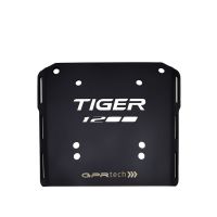 GPR TECH compatible with  Triumph Tiger 1200 explorer 2017/2021 e4 GPR TECH SPECIFIC TITANIUM PLATE TOP CASE-ALPITECH 35/55 LT compatible with original luggage rack,titanium made with 4 anchor points