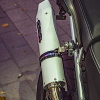 Pot echappement compatible avec Triumph Tiger 900 2020-2023, Albus Evo4, Échappement légal, homologué,silencieux avec db killer amovible et tuyau de liaison spécifique 