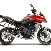 Pot echappement compatible avec Triumph Tiger Sport 660 2022-2024, M3 Inox , Pot échappement complet, non légal pour les pays de l'UE, avec db killer amovible 